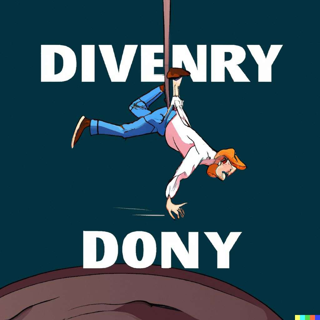 the discovery of gravity, comic book illustration, toon style